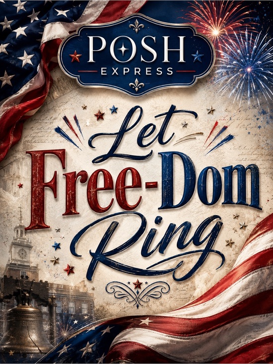 Dresses & Skirts - Posh Express: Let Free-Dom Ring July 17th